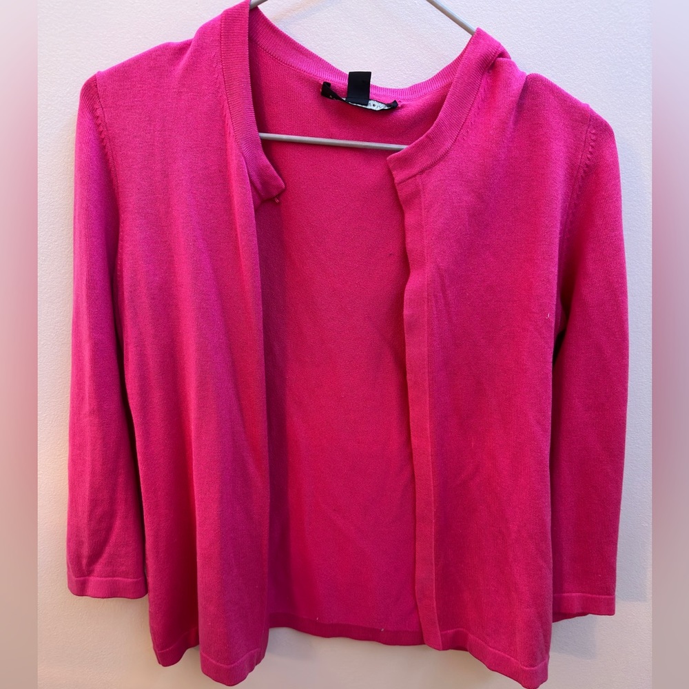 Pink Banana Republic cardigan
